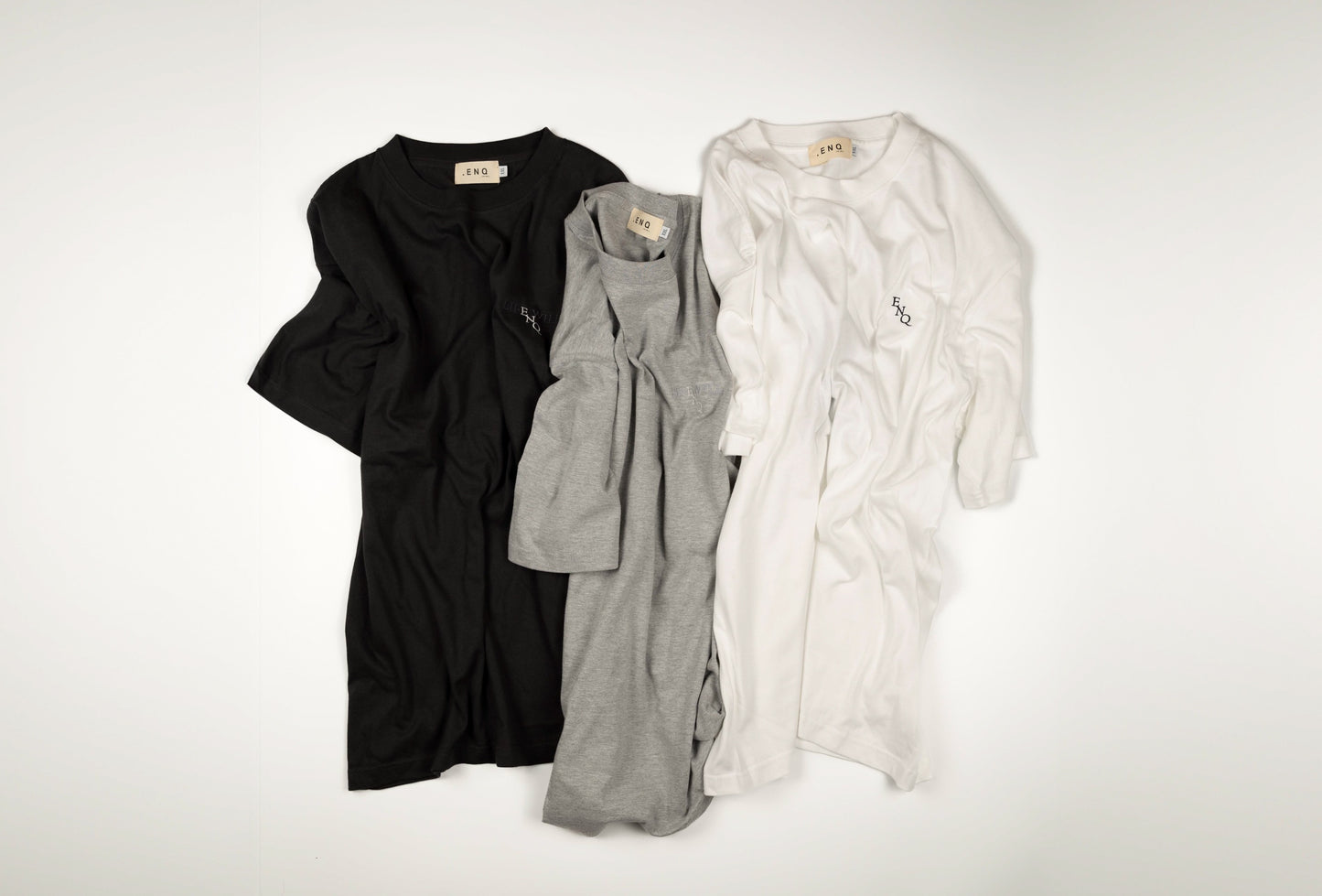 ENQ LOGO T-SHIRTS 01 "WHITE"