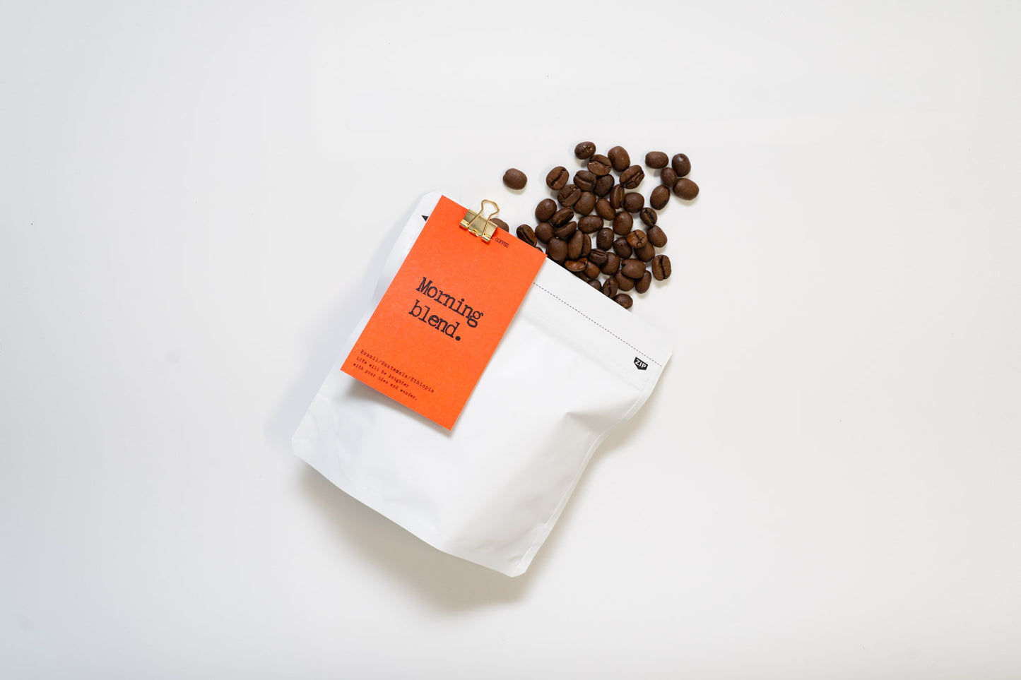 ENQ ORIGINAL COFFEE Morning blend coffee.