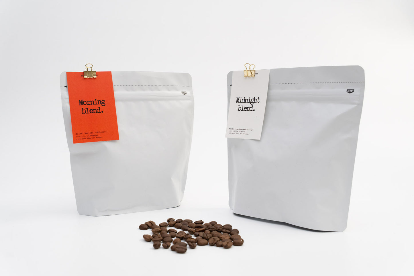 【200gセット】ENQ ORIGINAL COFFEE Morning blend. + Midnight blend.