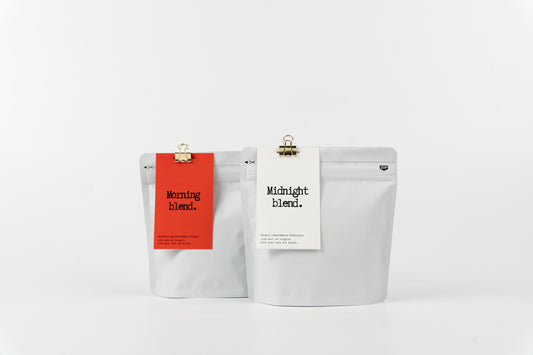 【100gセット】ENQ ORIGINAL COFFEE Morning blend. + Midnight blend.