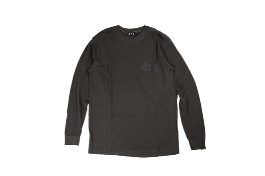 ENQ LOGO LONG T-SHIRTS 02 "DARK GRAY"