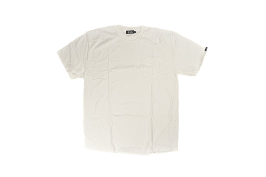 ENQ POCKET LOGO T-SHIRTS 02 "WHITE"