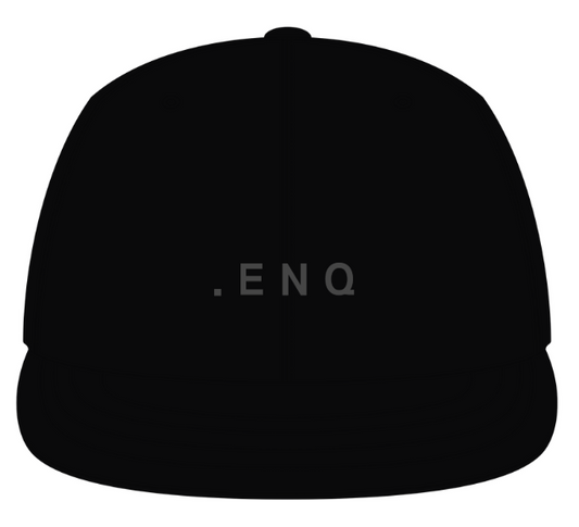 【先行販売】ENQ LOGO CAP BLACK×BLACK