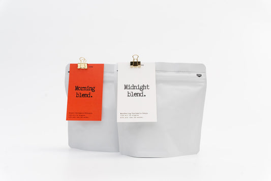 【100gセット】ENQ ORIGINAL COFFEE　Morning blend. + Midnight blend.